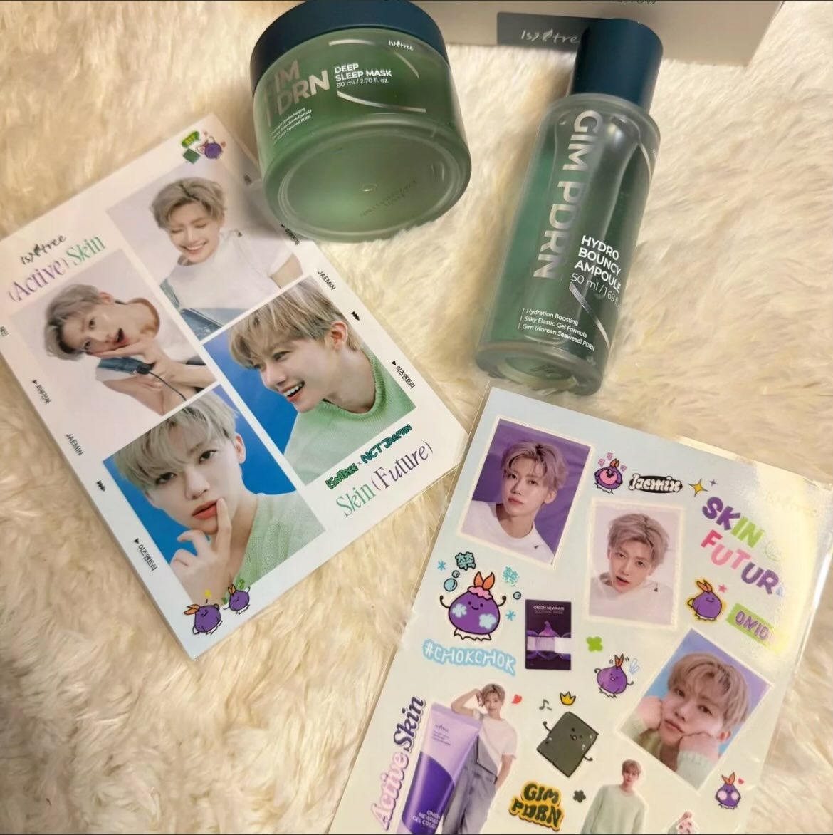 Suno_13's tweet photo. ￼ISNTREE x NCT JAEMIN Beauty Set | Limited Edition | Sun Gel, Sun Serum, PDRN Sets + Photocard &amp; Sticker

https://t.co/HMH0mPUgbl

WTS LFB PH
🩵authentic  
🩵 sealed
🩵 brand new
🩵 ready stock https://t.co/Kl1nV9IJiR