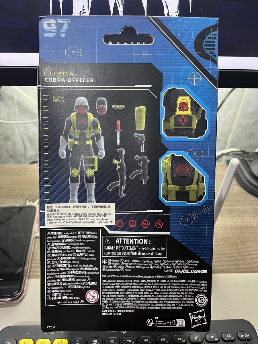mavets02's tweet photo. Ah, bonequinho novo é sempre bom. Melhor ainda quando é um que tem tempo que você tá atrás! Minha Força Naja, ou Python Patrol, tá ficando cada vez mais completa. Quem chega é o Cobra Officer! https://t.co/cgiGxrLUrh