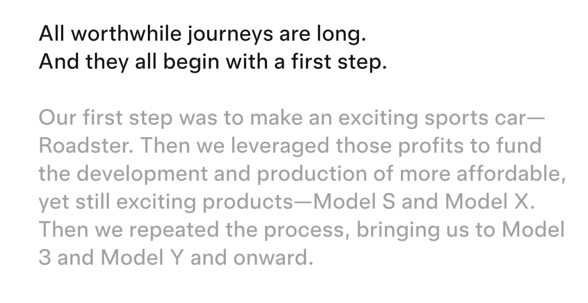 OutrunPilot's tweet image. Every model car mentioned except... Cybertruck...

I think Cybertruck was the turning point where they went ok let's do something else besides cars...