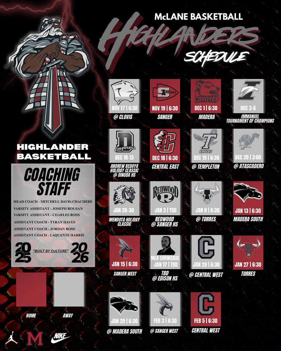 The grind starts now..

25-26 schedule just dropped. 
🛡️🏀