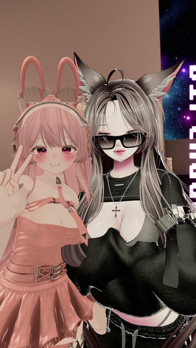 이쁜언니옆에 이쁜나✨️
솔직히 인죵🩷?
#VRChat #preto3D #Studio4nimaru