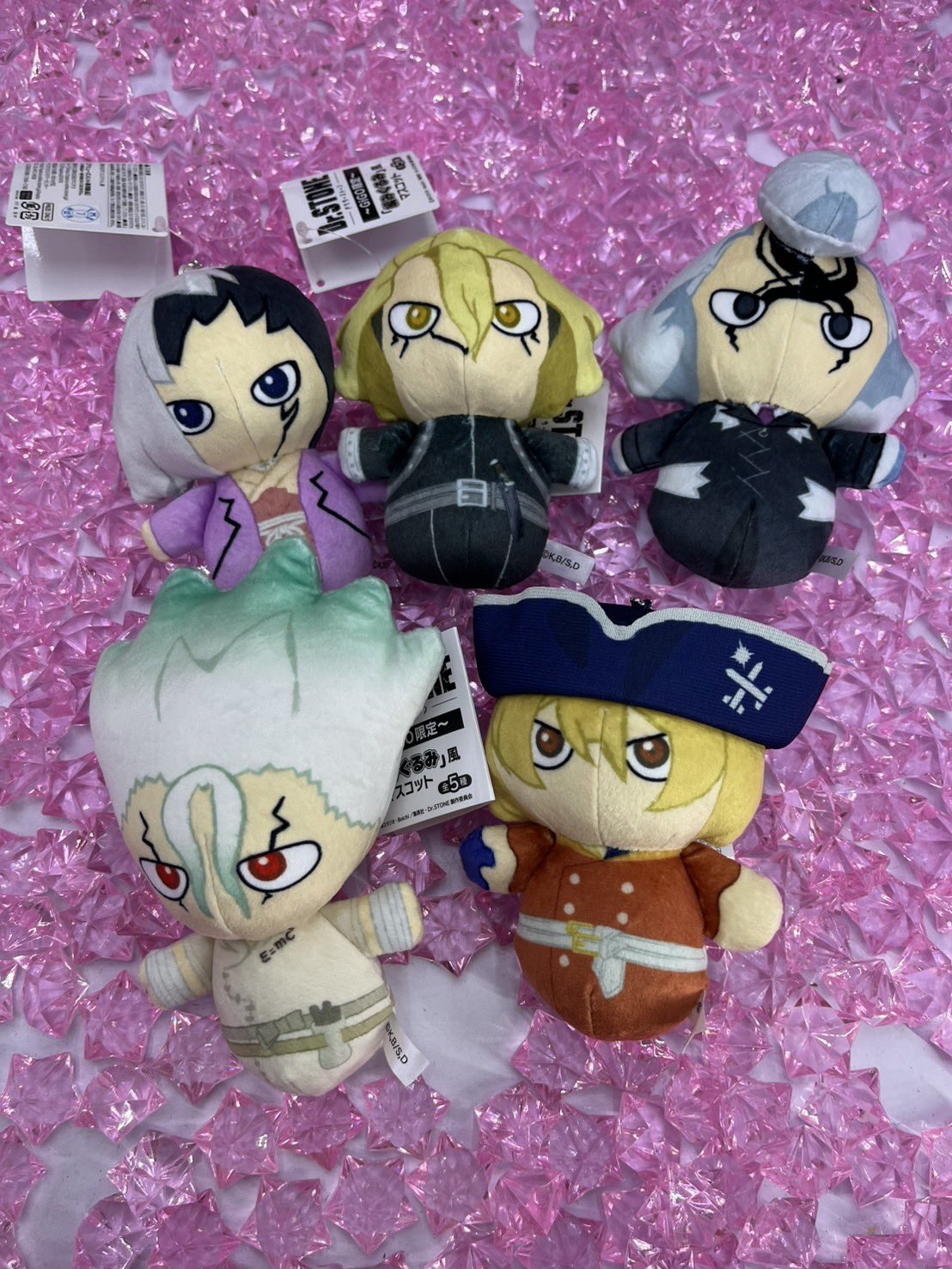 Dr.STONE 編みぐるみ風マスコット ゼノ スタンリー 千空 3種