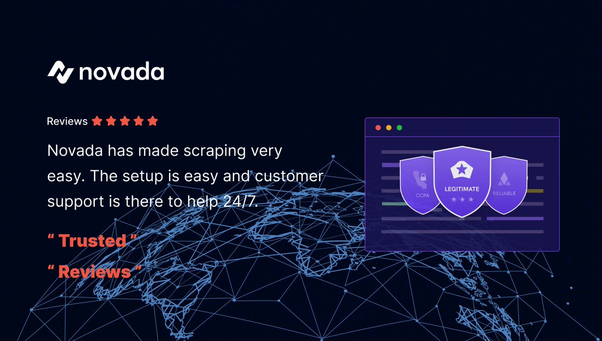 PeirsonPet35587's tweet image. In web data, trust is everything
That’s why Novada uses only ethical IPs
and strict compliance protocols

🚫No shortcuts
⚖️No grey areas
Just enterprise-grade solutions 💼
Scale your strategy responsibly 👇
 novada.com/?XOx

#DataSecurity #Compliance #EthicalData #Novada