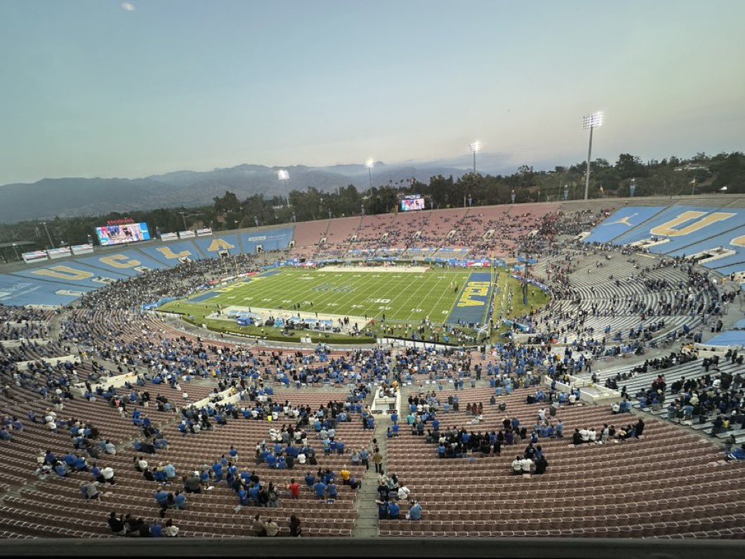 This is what a 2 million dollar QB buys you at UCLA. Hate to see it.