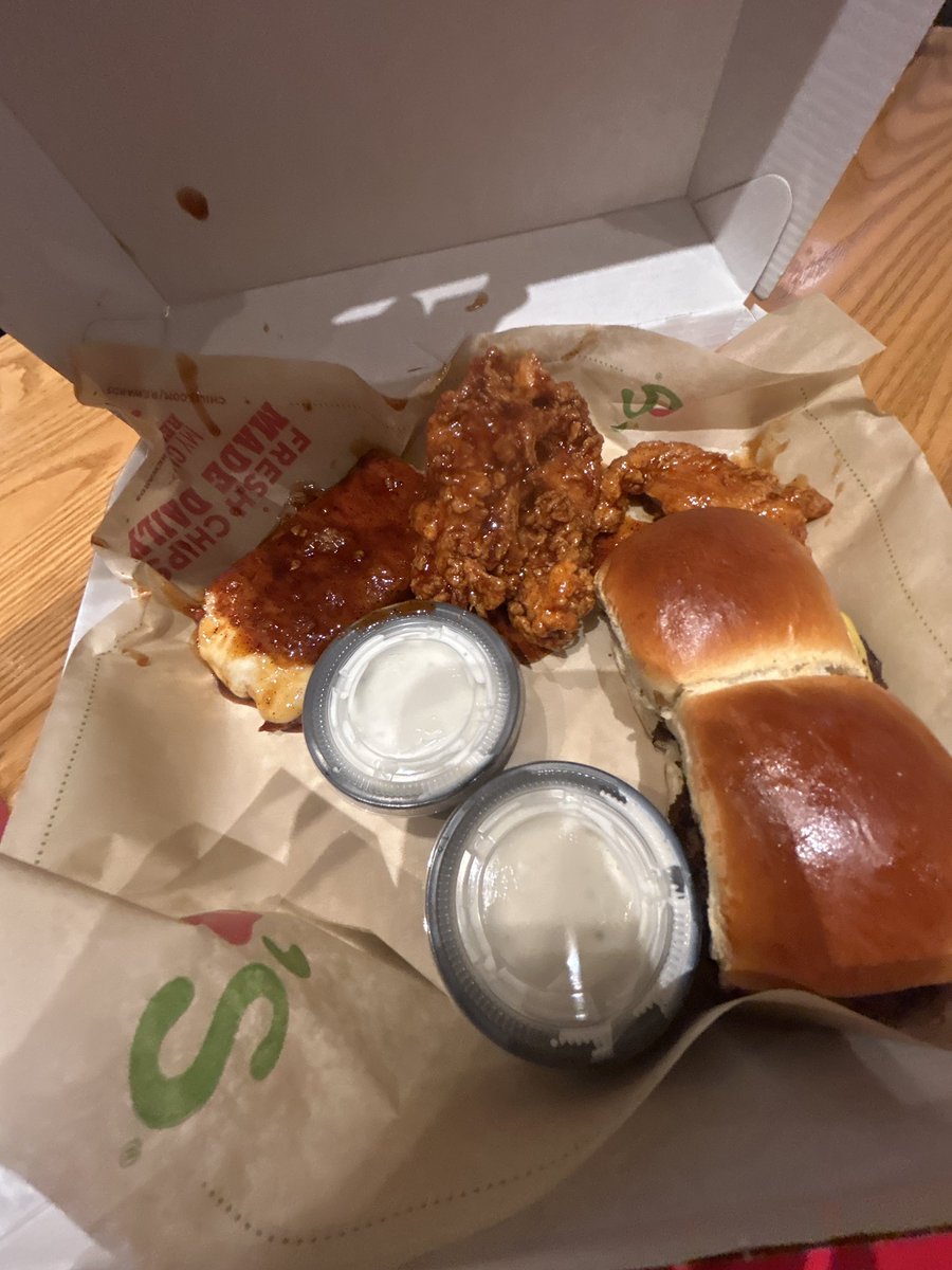 if u guys are wondering how my binge cycle is going this is my second triple dipper of the day sometimes i hate this job