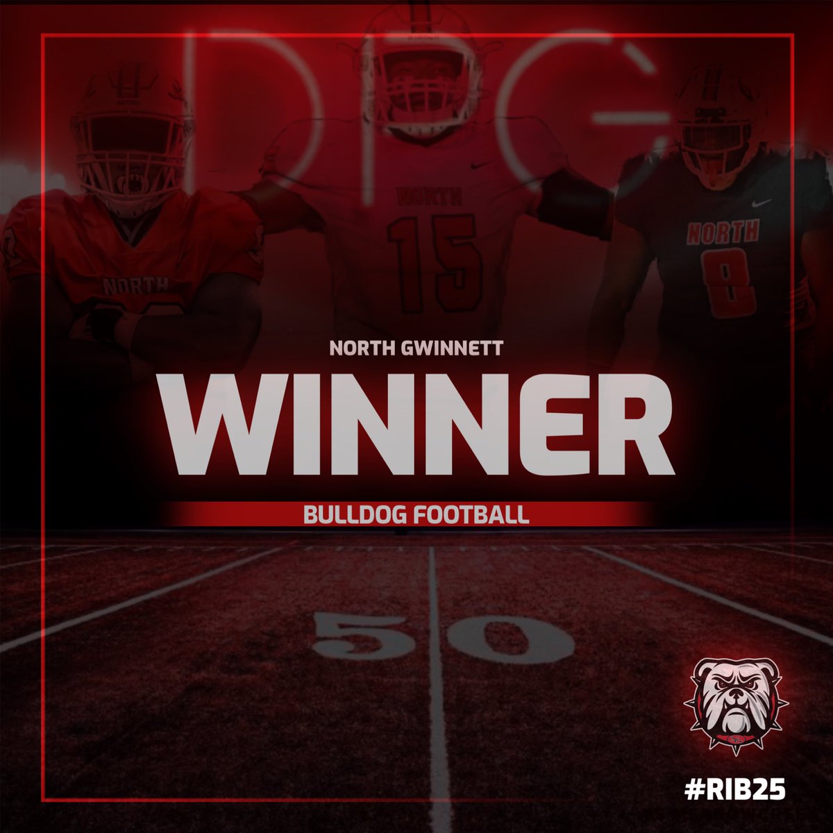 Winner, winner……🚂🔴⚫️🔴

#NORTH #FAMILY #BeADawg #RIB25 #DPG