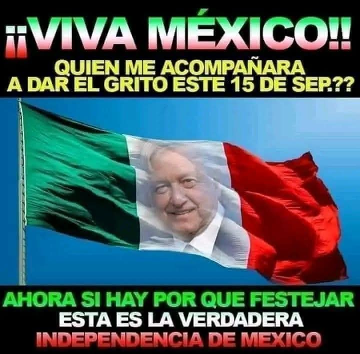 Ansiosa por dar el grito con mi presidenta <a href="/Claudiashein/">Claudia Sheinbaum Pardo</a>.