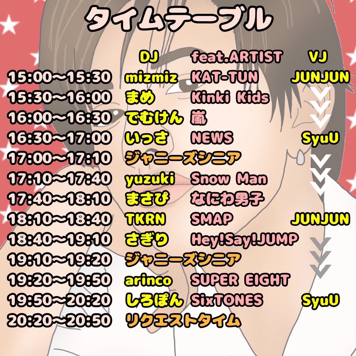 ggirigri_night's tweet photo. 本日、旧J事務所楽曲DJイベント #ギリナイ が開催！
今回から六本木のクラブでジャニイベ！各グループ特集やダンスチームなど見所満載！当日参加も大歓迎！自担グッズ持参OK！皆様ご来場お待ちしてます！🍻

🗓️日程:9月13日(土) 15時〜
📍会場:MAHARAJA ANNEX
🎫料金:GUEST ¥2,000(1D)/DOOR ¥2,500(1D) https://t.co/9U2kijdDD9