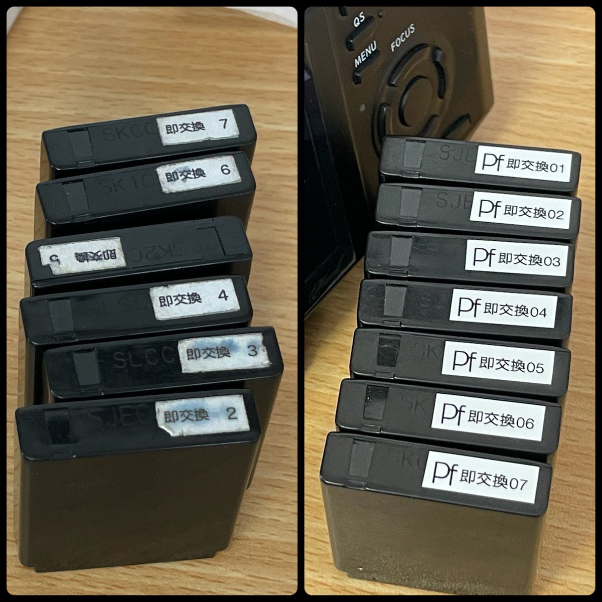 KazuhiroAnzawa's tweet image. DP Merrillのバッテリーラベルがドロドロになっていたので
テプラでリニューアル。
スッキリ♪

#battery
#sigma
#dpmerrill 
#tepra