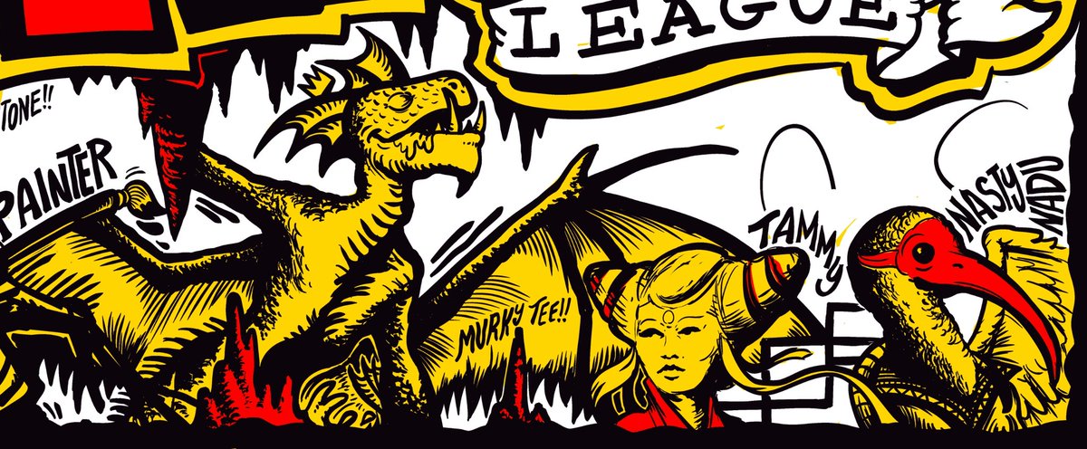 Goldsabertooth's tweet photo. THANK YOU @DMVLegacyLeague for an amazing stream! Playmat WIP detail: https://t.co/OmF7DqVi02