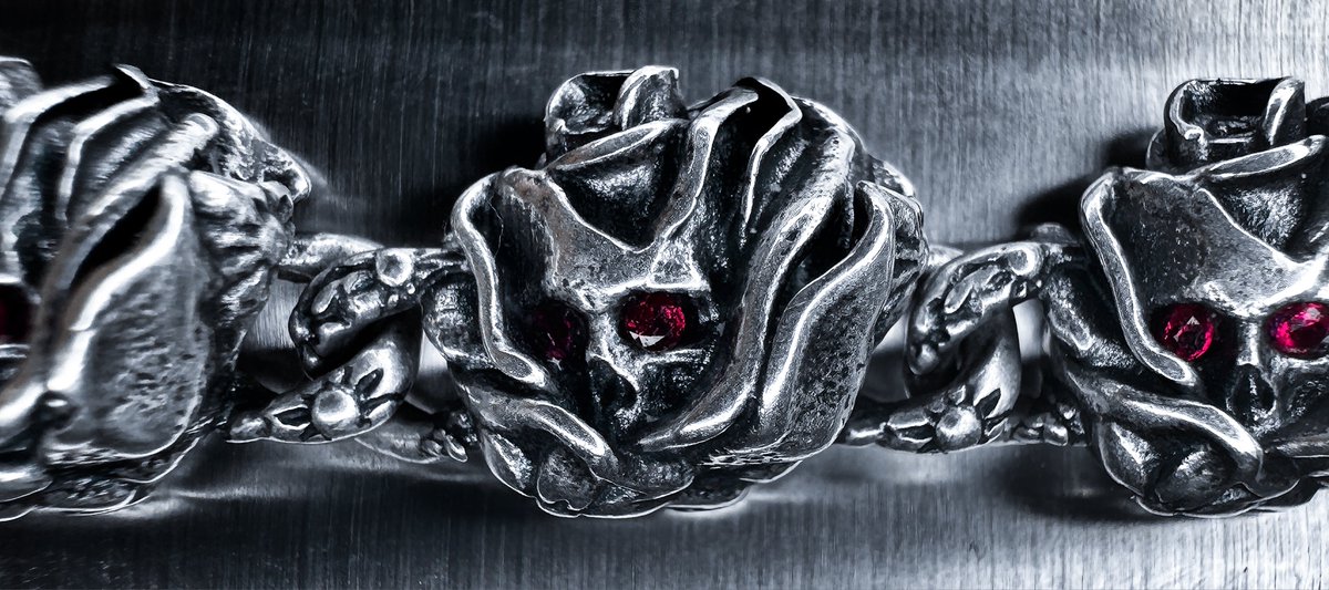 Skull Rose Bracelet.