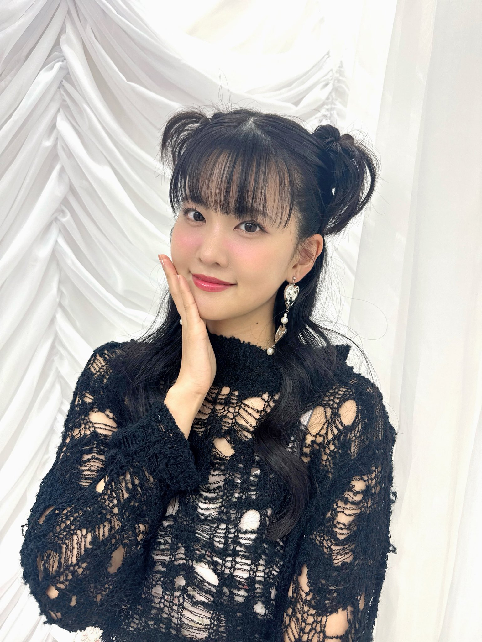 大西亜玖璃　あぐぽんとお揃い　スウェットセットアップ　トレーナー　Lサイズ 大西亜玖璃 あぐぽんとお揃い スウェットセットアップ パーカー