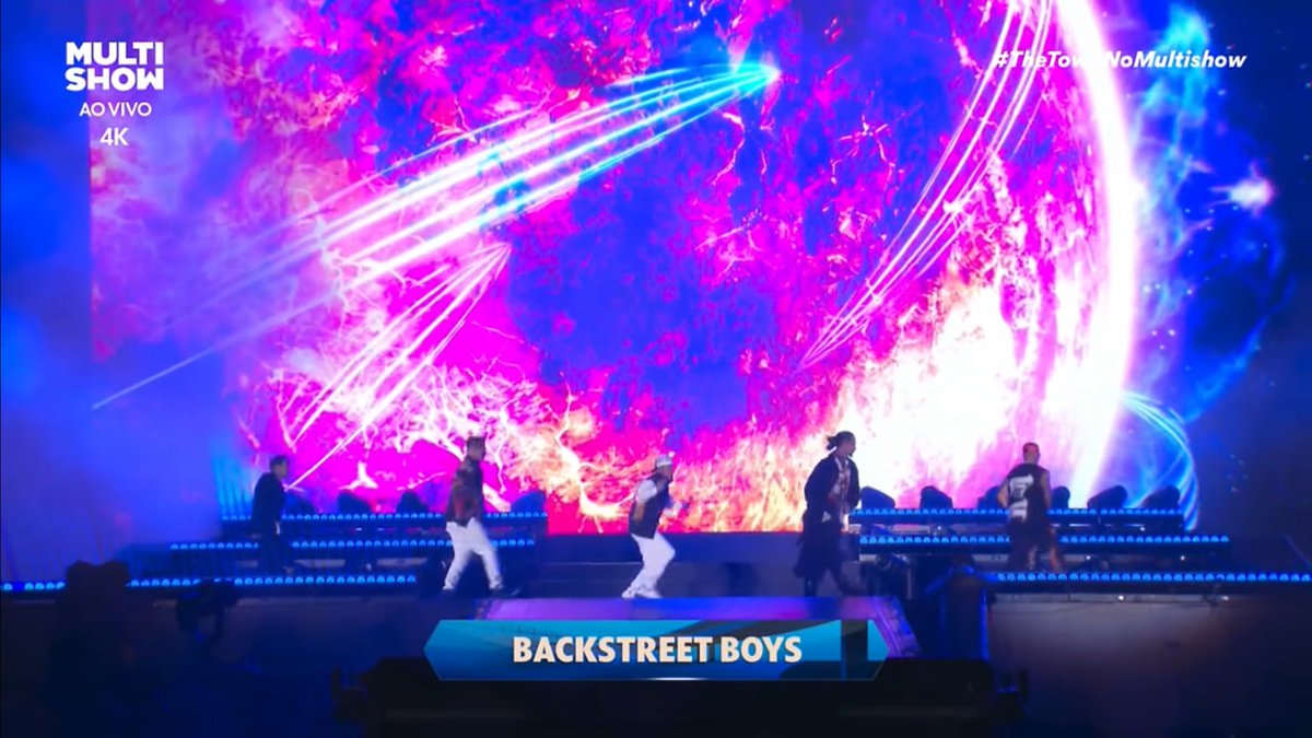 MINHA ADOLESCÊNCIA TODINHA! Backstreet Boys no palco do #TheTown 😭 #TrackNoTheTown
