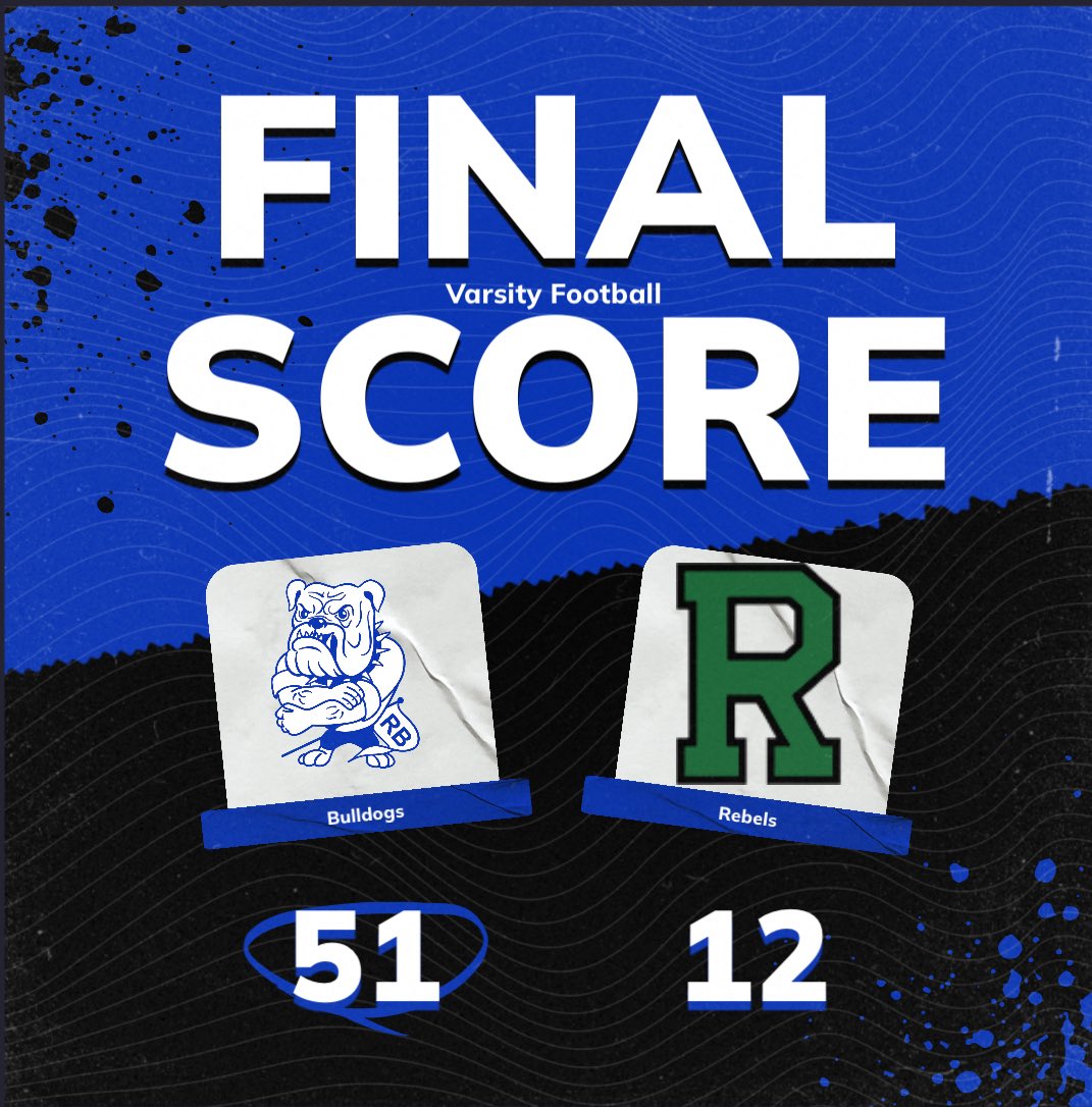 Final from Ridgewood.  Bulldogs 51-12.  Bulldogs move to 3-0, 1-0 in UEC East.  Bulldogs return home next week to take on Elgin for Homecoming.  See you there! <a href="/mikeclarkpreps/">MikeClarkPreps</a> <a href="/michaelsobrien/">Michael O'Brien</a> <a href="/dhpreps/">Daily Herald Preps</a> <a href="/suntimes_preps/">Sun-Times Preps</a> <a href="/FNDrive/">Friday Night Drive - Shaw Local</a>