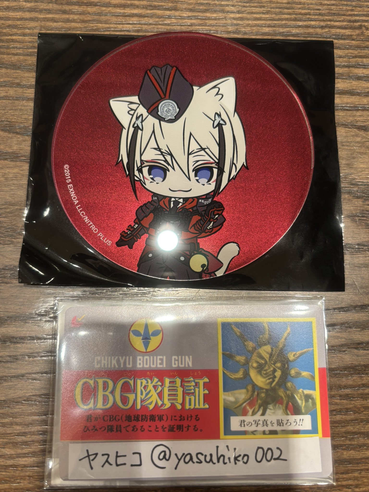刀剣乱舞 刀猫男士 グラッテ アクリルコースター アクコ 鶴丸国永 刀剣乱舞 刀猫男士 グラッテコラボ第10弾 10月26日より新商品登場!