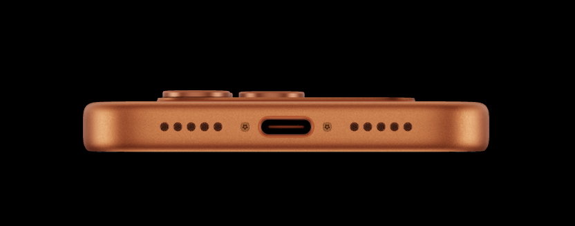 DylanMcD8's tweet photo. iPhone 17 Pro is back to having a symmetrical bottom grille layout! https://t.co/vugjlKtS8Y