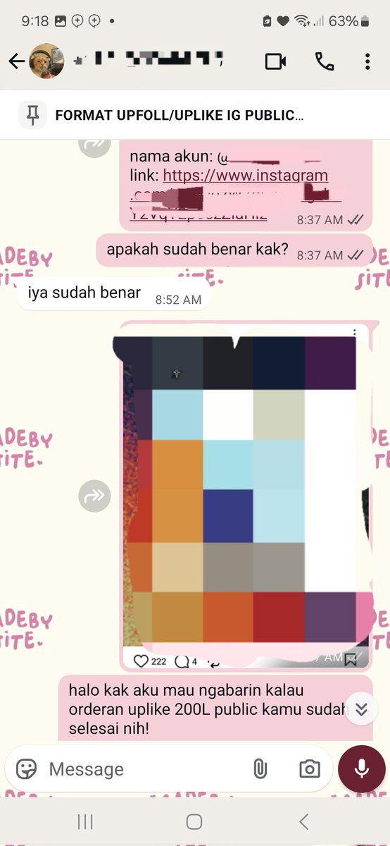 ta JASA LIKE FOLLOW KOMEN IG PRIVATE REAL (@backjup) on Twitter photo 200 likes IG cuma 40 menit π«Άπ»β
yuk order mumpung gaada antrian bisa buat akun private juga loh
β
fast process
β
manual no web/bot
β
murah
β
tanpa login
β
700++ testimonial dan sudah berpengalaman handle orderan
β
order? wa <a href="/dynameti/">ta, WA ONLY. wts jual akun acc ig Instagram</a>
#zonauang #zonajajan 200 likes IG cuma 40 menit π«Άπ»β
yuk order mumpung gaada antrian bisa buat akun private juga loh
β
fast process
β
manual no web/bot
β
murah
β
tanpa login
β
700++ testimonial dan sudah berpengalaman handle orderan
β
order? wa <a href="/dynameti/">ta, WA ONLY. wts jual akun acc ig Instagram</a>
#zonauang #zonajajan