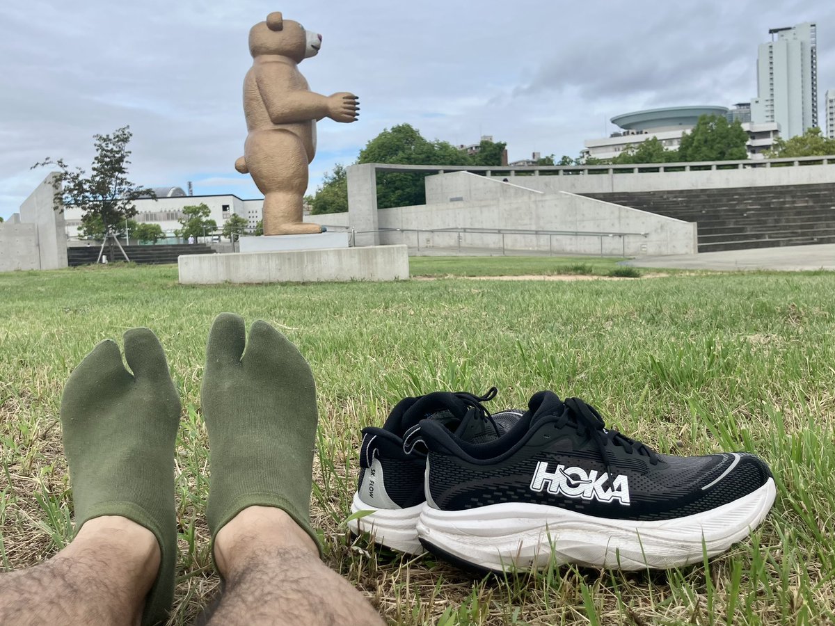 tripstar0522's tweet image. #朝ラン しました。

今日も姫路でお仕事。
仕事場に行く前に、HATなぎさ公園のクマ🐻チェックジョグを敢行。気温はそうでもなかったですが、湿度高めで汗だくでした💦

コース
新神戸→中央小学校→葺合警察署→阪神春日野道→HATなぎさ公園→日赤病院→HATゆめ公園→国際会館→三宮

#HOKA  #SKYFLOW