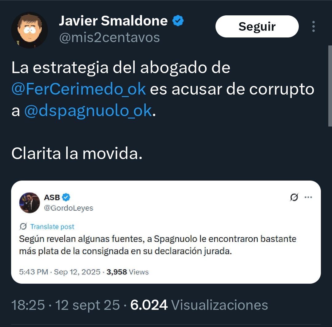 La estrategia de Smaldone es acosar mujeres pasándoles fotos de la puerta de la casa y hasta mandándole saludos.

PD: no hay estrategia. Es un testigo.