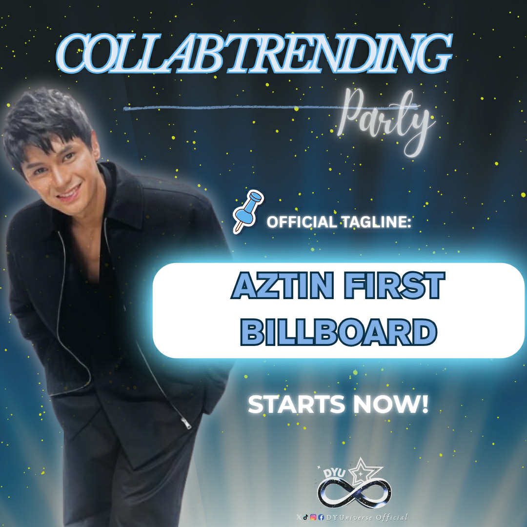 DΚΌYUniverse TRENDSETTER (@dustrends) on Twitter photo ITβS TAG PARTY TIME!
Big cheers to <a href="/team_aztinofc/">TEAM AZTIN OFFICIAL</a> for their very first AzTin billboard.
Stardust, letβs light up the timeline and celebrate this huge milestone fan project for Dustin and Az.
#DustinYu
Official tagline:
AZTIN FIRST BILLBOARD ITβS TAG PARTY TIME!
Big cheers to <a href="/team_aztinofc/">TEAM AZTIN OFFICIAL</a> for their very first AzTin billboard.
Stardust, letβs light up the timeline and celebrate this huge milestone fan project for Dustin and Az.
#DustinYu
Official tagline:
AZTIN FIRST BILLBOARD