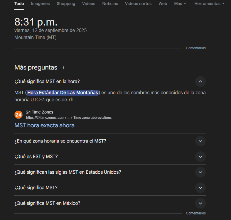 Si van a hacer un evento en Sinaloa, pongan los pinches horarios con la zona horaria de Sinaloa.

De por sí uno ya está medio pendejo, y luego salen con estas mamadas confusas.

Como referencia, tomé el pantallazo a mis 7:31 PM.