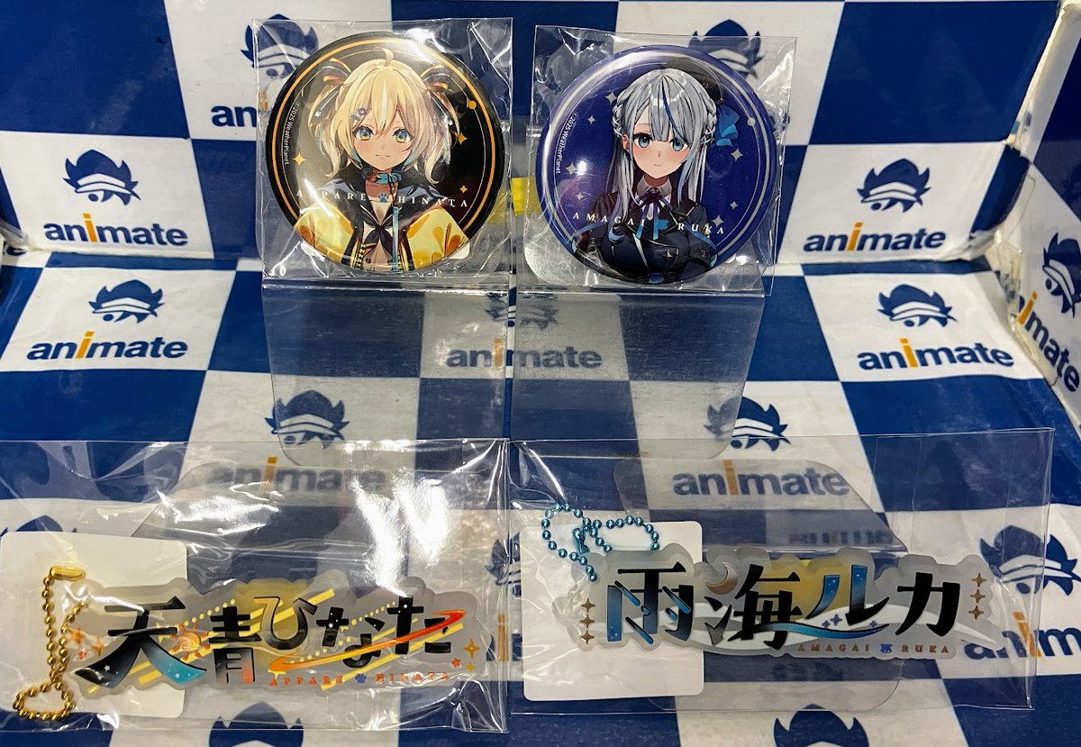 グッズ情報】 1号館1階にて、☔雨海ルカさん×🌟天晴ひなたさんによる