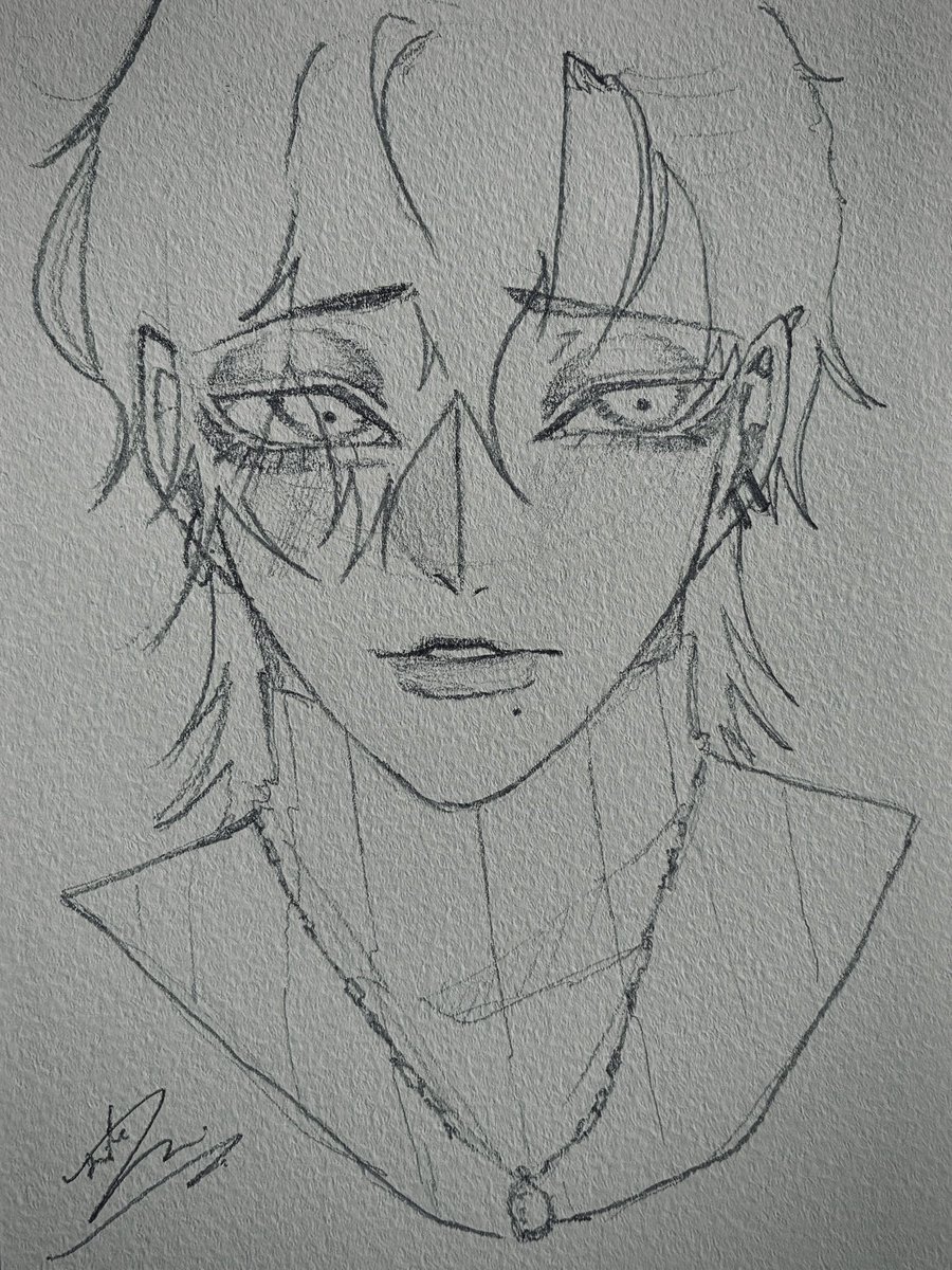 久々のアナログ絵

 #イラスト  #Illust  #illustration