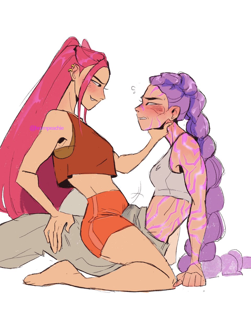 Have a field day with these 🫶🫶
Full credit to the fandom who loves giving rumi a d
#polytrix #nsfw