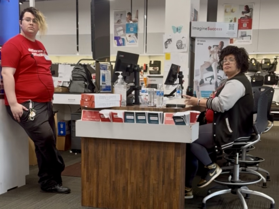 PattyMI (@pattylovestruth) on Twitter photo <a href="/officedepot/">Office Depot</a> That's great, but there were TWO employees, the "print supervisor" and "manager," who BOTH refused to print the posters for Charlie Kirk's prayer vigil in Portage, MI. Why weren't BOTH of them fired? <a href="/officedepot/">Office Depot</a> That's great, but there were TWO employees, the "print supervisor" and "manager," who BOTH refused to print the posters for Charlie Kirk's prayer vigil in Portage, MI. Why weren't BOTH of them fired?