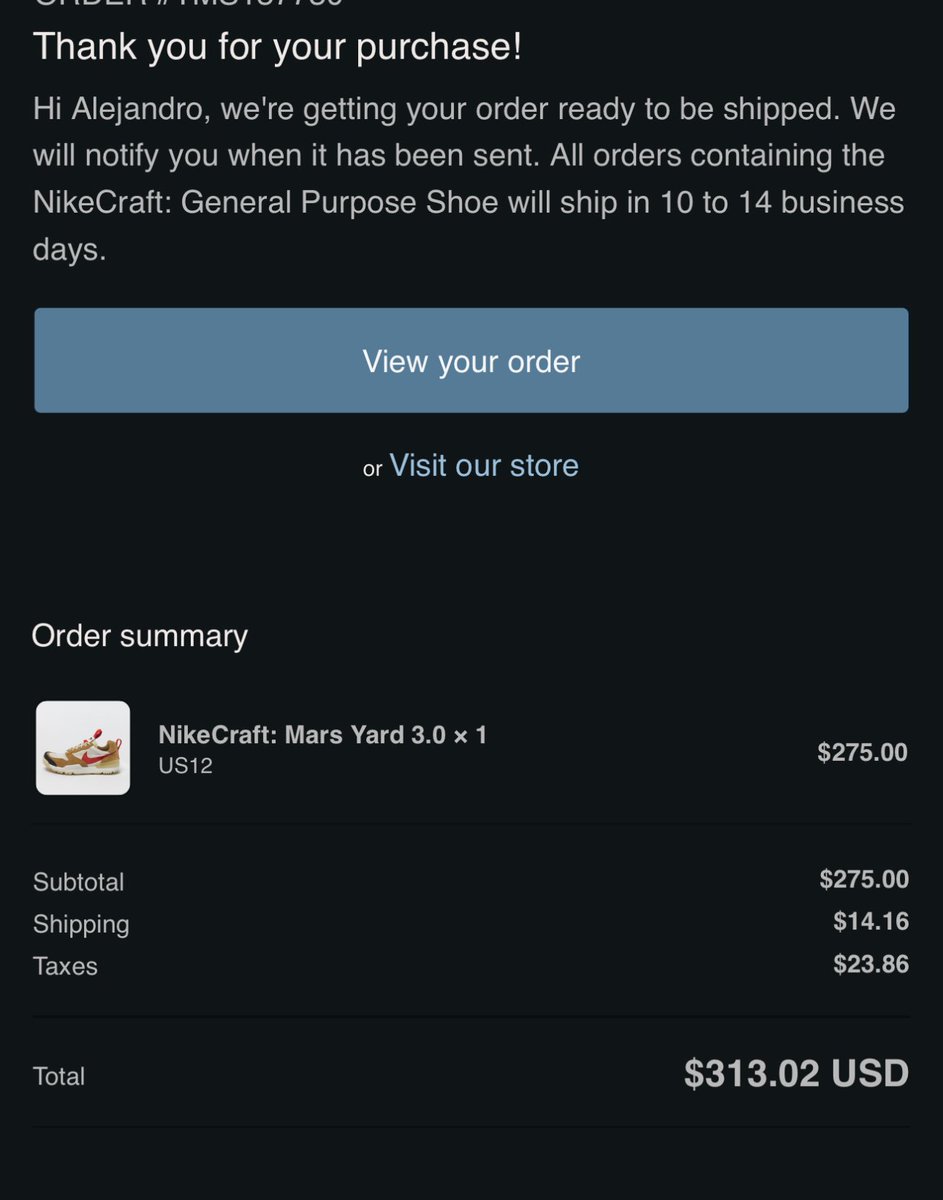 PapiAIejandro's tweet image. Thank you @tomsachs91 
@snkr_twitr @SOLELINKS @SoleRetriever