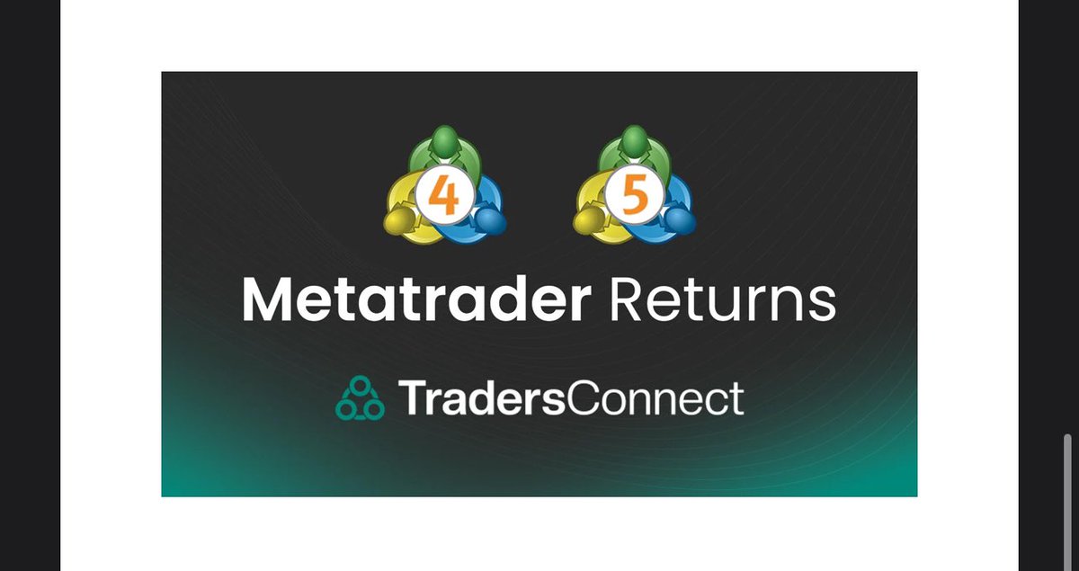 MT 4 &amp; 5 is back on <a href="/tradersconnect_/">Traders Connect</a> 🔥🔥🔥