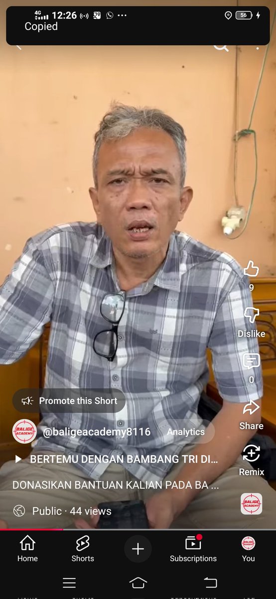 DONASIKAN BANTUAN KALIAN AGAR BAMBANG TRI LANJUTKAN INVESTIGASINYA JOKOWI UNDERCOVER BOOK

youtube.com/shorts/toy-zBi…