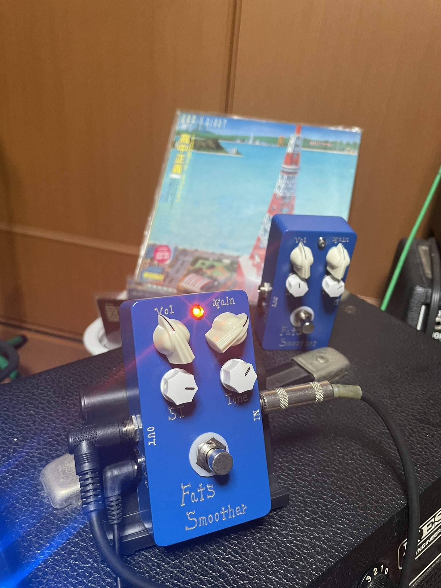 ギター Fats Smoother ファッツスムーサー：ミッドレンジ調整機能付きオーバードライブ