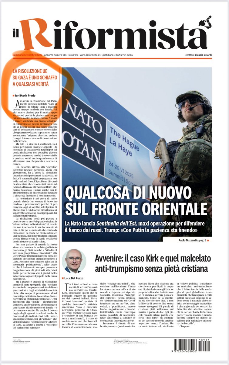 Iuri Maria Prado (@iurimariaprado) on Twitter photo A proposito della risoluzione del Parlamento UE su “Gaza al punto di rottura”. Una brochure inconcludente, inveritiera, antigiuridica, sediziosa - Su <a href="/ilriformista/">Il Riformista</a> di oggi. A proposito della risoluzione del Parlamento UE su “Gaza al punto di rottura”. Una brochure inconcludente, inveritiera, antigiuridica, sediziosa - Su <a href="/ilriformista/">Il Riformista</a> di oggi.