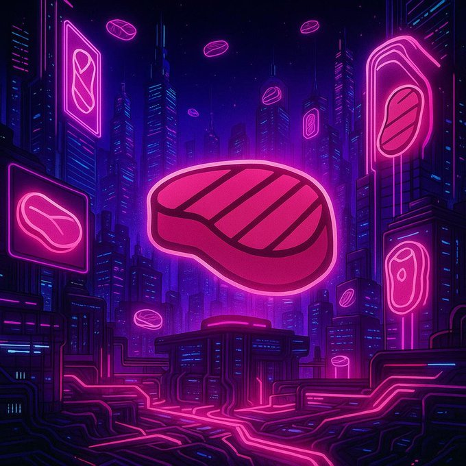 TheSteakSol's tweet photo. We see our meaty gains in the future, stake your $steak. https://t.co/CFCP9e76zn