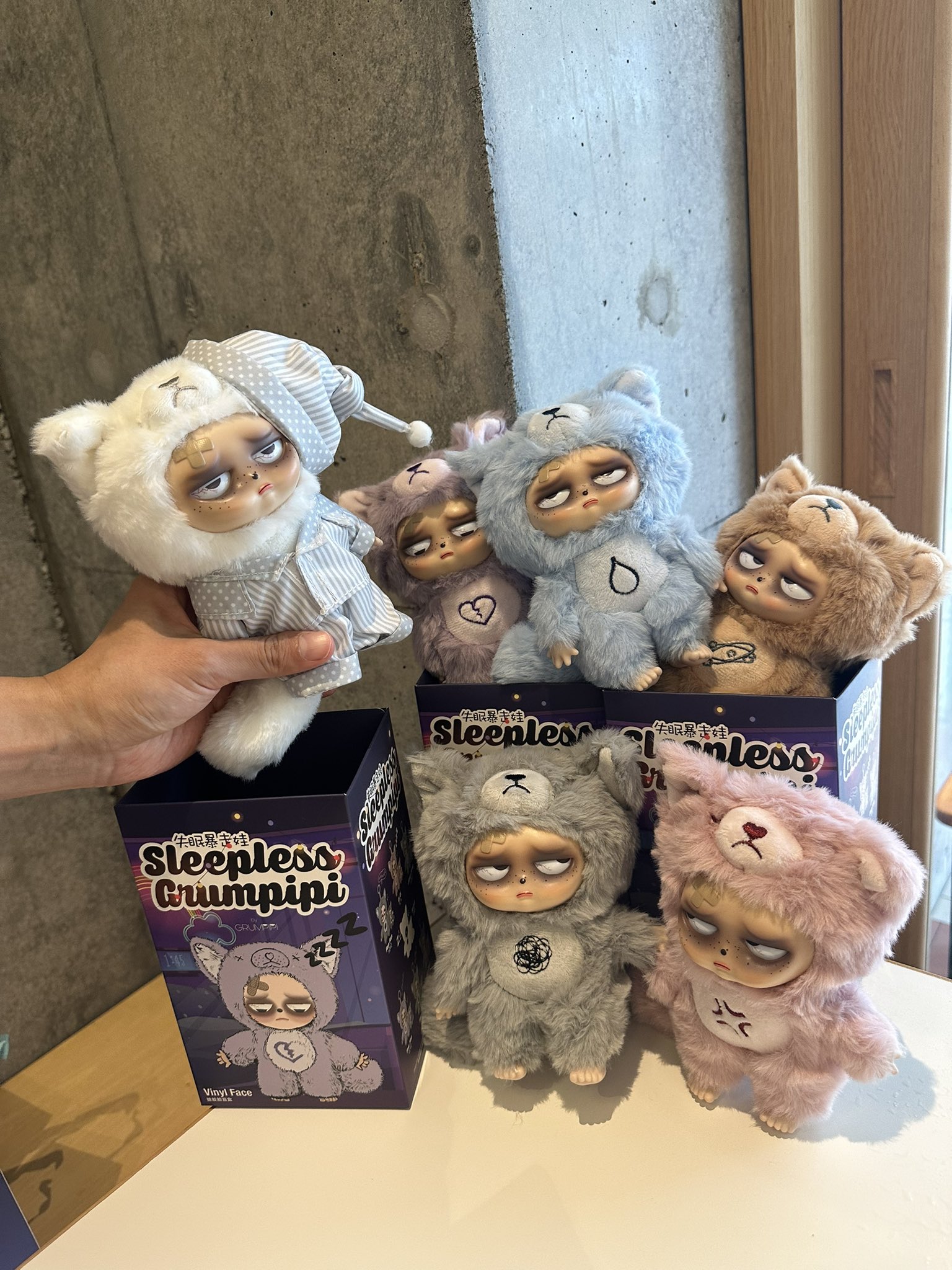 日本未発売 正規品 Sleepless Grumpipi グランピピ Sleepless Grumpipi シリーズブラインドボックスビニール