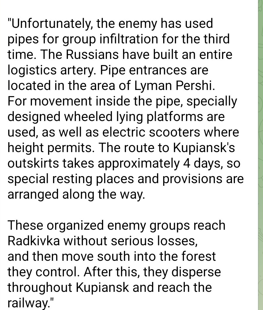 Libertarian196's tweet photo. After "tunnel tactics" in Korea & #Gaza, now we have #Russian "pipe tactics"!
After successful infiltration thru pipes in #Kusk counter attack in early 25, now Russian forces hv repeated same tactics in Kupiansk urban battles.
In Stalingrad, too, pipes hd been used-WWII
@rwac48 https://t.co/7xTttTePvv