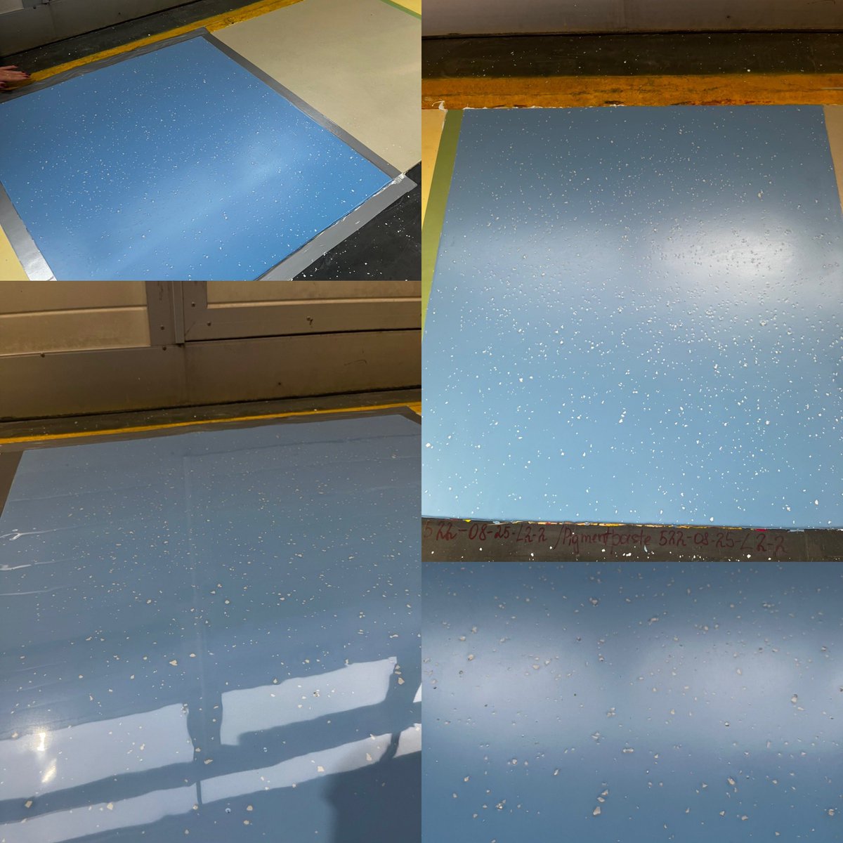 Plastifloor 522 is our hard sealer for flakes floors. It’s curing within 1 h even at low temp. plastifloor.net #plastifloor #plastichemie #mmaresin #reactiveresin #kunstharzboden