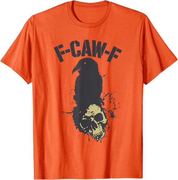 Funny F CAW F Crow Black Bird Skeleton Quote Rooster Meme T-Shirt.
Get yours here: amzn.to/3IkyGeW

#SmackDown