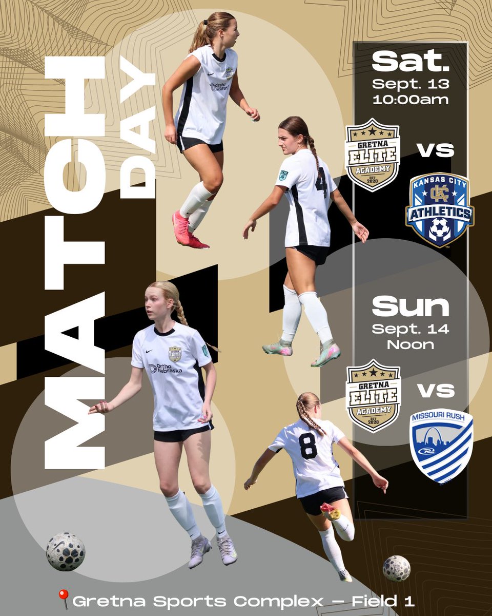 GEA 08G ECNL (@gretna08ecnl) on Twitter photo In action this weekend on the home turf! Let’s Go!! ⚽️🔥
#WeAreRelentless #BeElite
<a href="/JonBrezenski/">Jon Brezenski</a> <a href="/grant_j_10/">Grant Johannes, CSCS, USAW</a> <a href="/MagandaDaniel/">Daniel Maganda Sandoval</a> <a href="/GEA_ECNL/">Gretna Elite Academy ECNL</a> <a href="/GretnaEliteAcad/">Gretna Elite Academy</a> In action this weekend on the home turf! Let’s Go!! ⚽️🔥
#WeAreRelentless #BeElite
<a href="/JonBrezenski/">Jon Brezenski</a> <a href="/grant_j_10/">Grant Johannes, CSCS, USAW</a> <a href="/MagandaDaniel/">Daniel Maganda Sandoval</a> <a href="/GEA_ECNL/">Gretna Elite Academy ECNL</a> <a href="/GretnaEliteAcad/">Gretna Elite Academy</a>