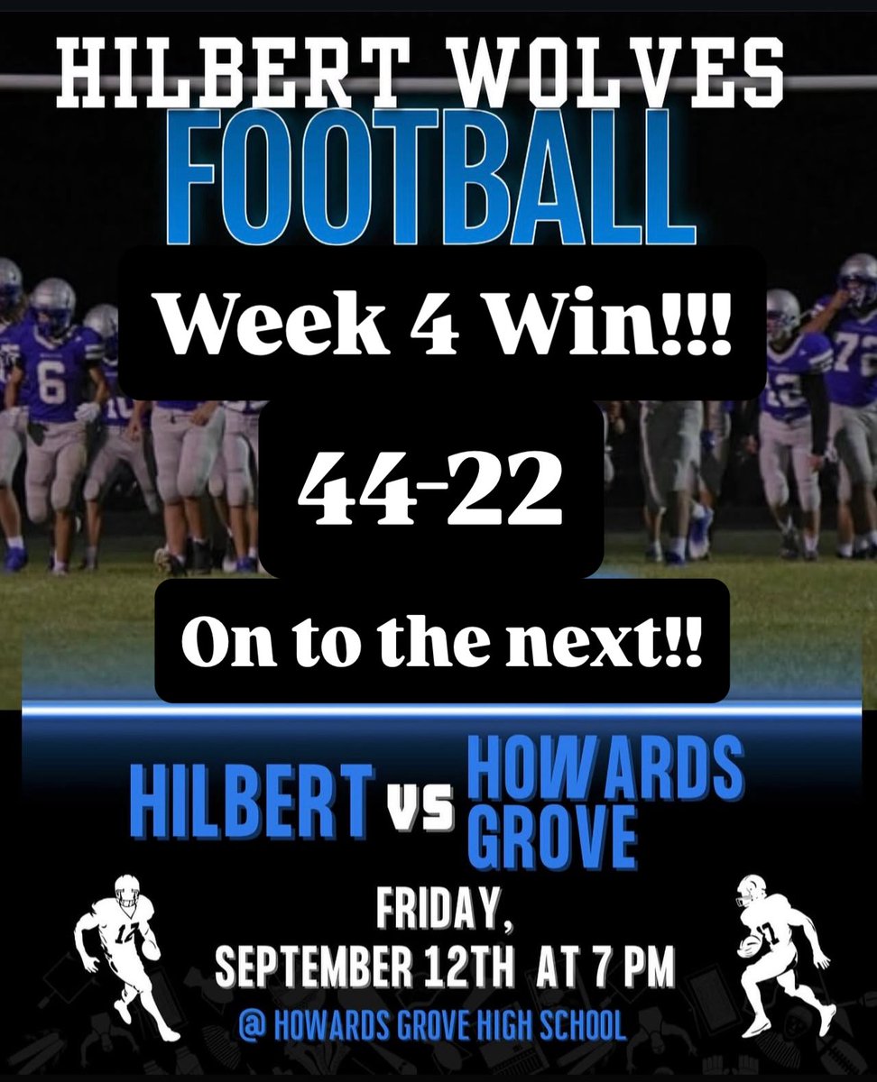 Huge week 4 win!! On to next week!
#grinding #keepthetrainrolling

<a href="/MJ_NFLDraft/">Mark Johnson</a> @bennet_schmitz <a href="/PrepRedzoneWI/">Prep Redzone Wisconsin</a> <a href="/TravisBOUND/">Travis Wilson</a>