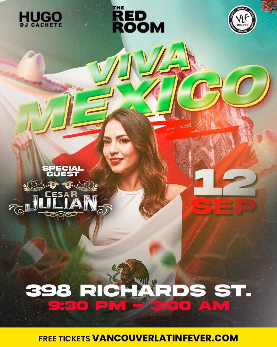 REDROOMVANCITY's tweet photo. Tonight! Cancún Fridays… Your weekend starts with pure Latin heat — reggaetón, salsa, bachata and more, all night long. Bring your crew, bring your energy — tonight we go all in | Tickets &amp; reservations through Vancouver Latin Fever #Vancouver https://t.co/1VoxQ5caYE