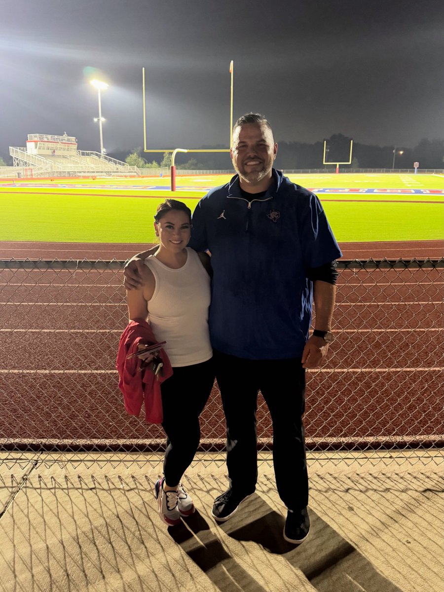 First win of my career as a head coach and my pretty lady drove an hour and a half to come support! Feeling loved. Today was a good day!