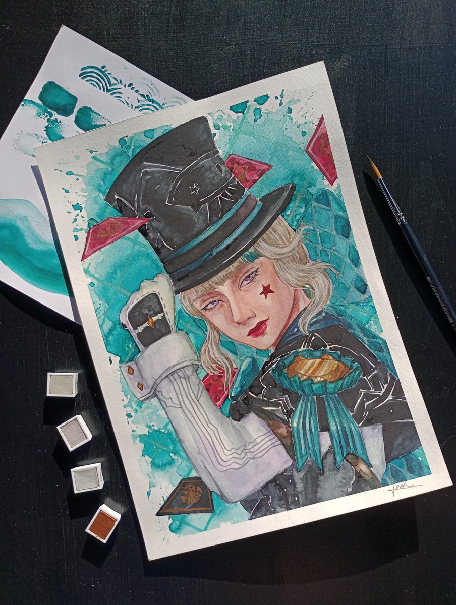 🎩𝔏𝔶𝔫𝔢𝔱𝔱𝔢

#lynette #genshinimpact #fanart