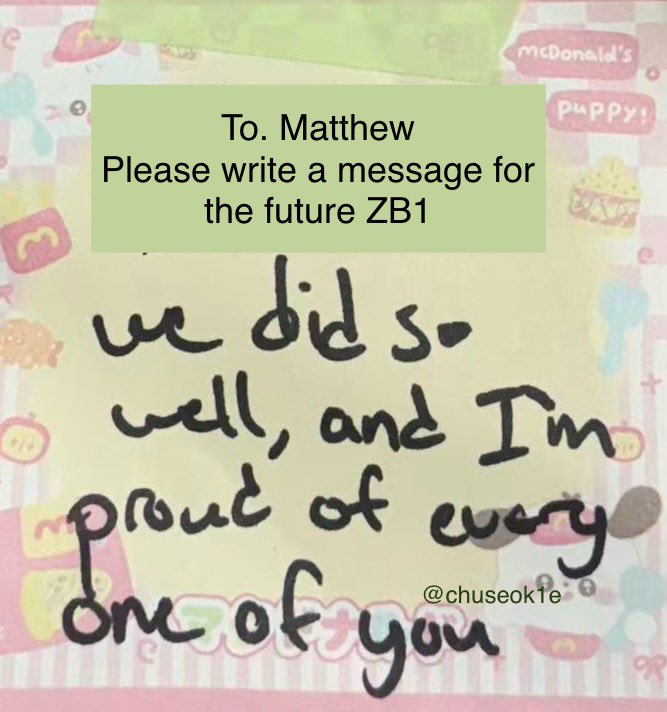 250912 zb1 musicplant fansign

matthew's message for the future zb1 🥺 please never separate my jebefamily 💙

#SEOKMATTHEW #석매튜 #ZEROBASEONE  #ZB1