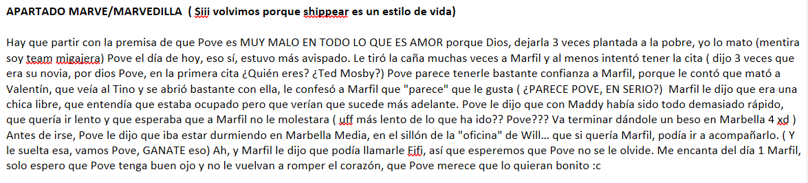 SunnyStark_'s tweet photo. Hace días que no teníamos rol, pero la espera a valido totalmente la pena, porque hoy ha estado muy bueno. Aquí les dejo el Resumen/Comentario/Teoría del capítulo de hoy de Manny Manuelin Manolete Povedilla.  

#Marbella3 #Povedilla https://t.co/8wwtIB5WP3