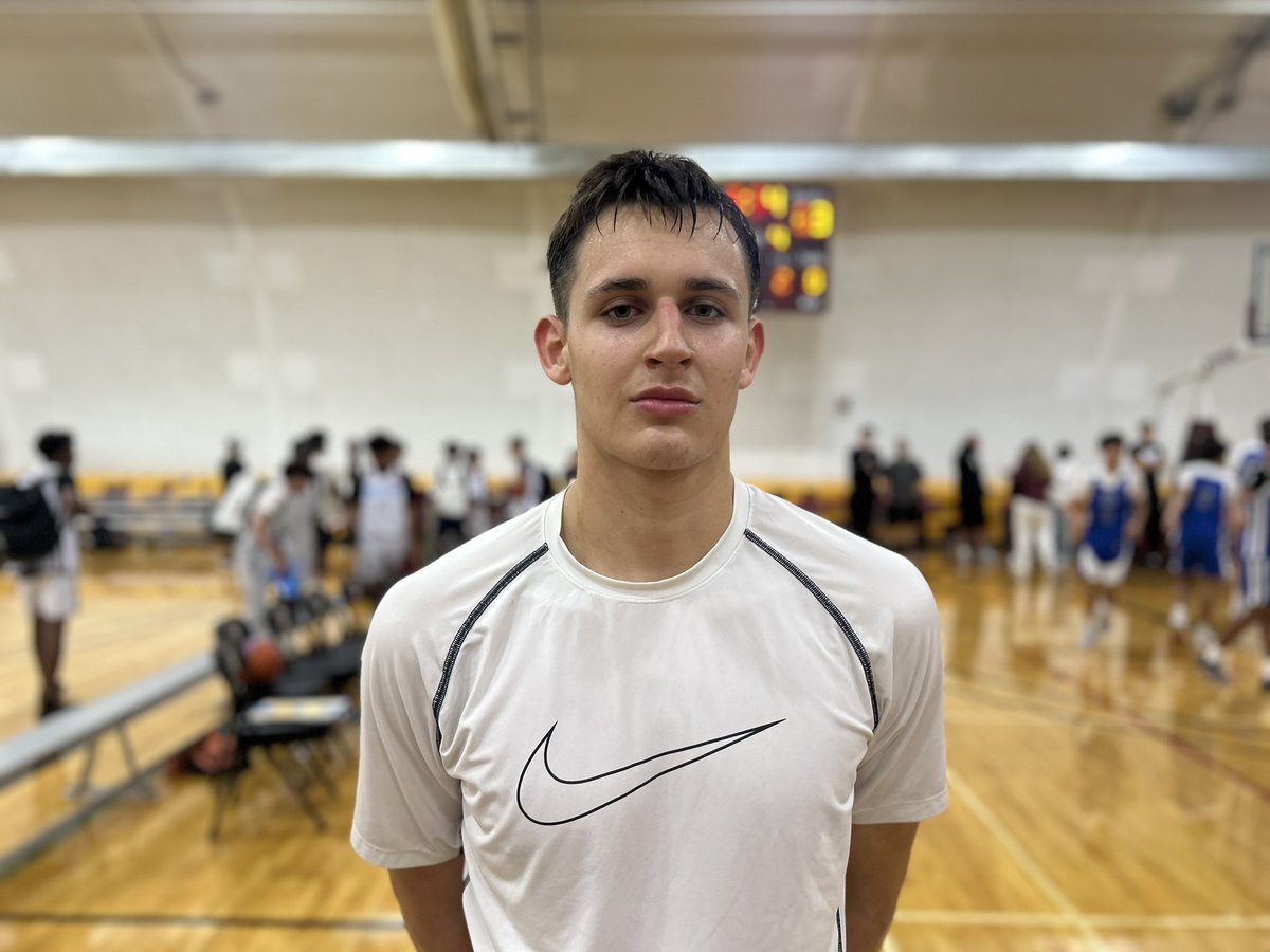 (2027) 6’7 Alex Birsan knocked down shots at all 3 levels for <a href="/DRIVEBasketball/">Pasha Bains</a> Red.  

His scoring ability along with his physical presence on defense make him a must watch player in his class.