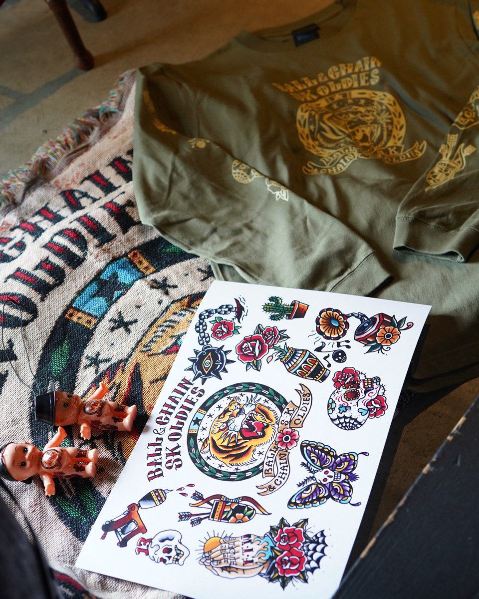 アクセサリー SK OLDIES BALL&CHAIN TATTOO JUN お知らせ 本日18時頃より 