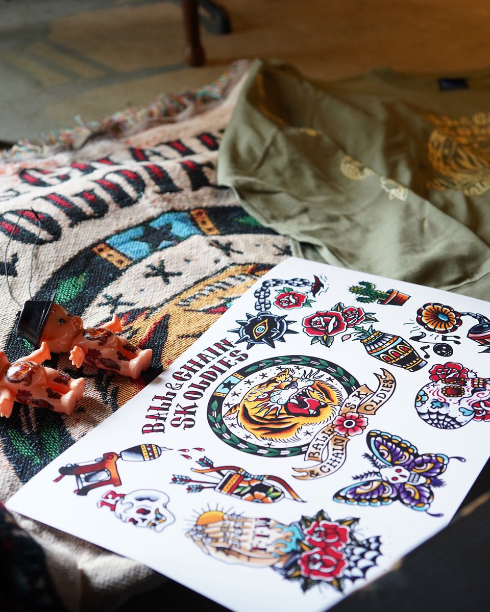 アクセサリー SK OLDIES BALL&CHAIN TATTOO JUN お知らせ 本日18時頃より 