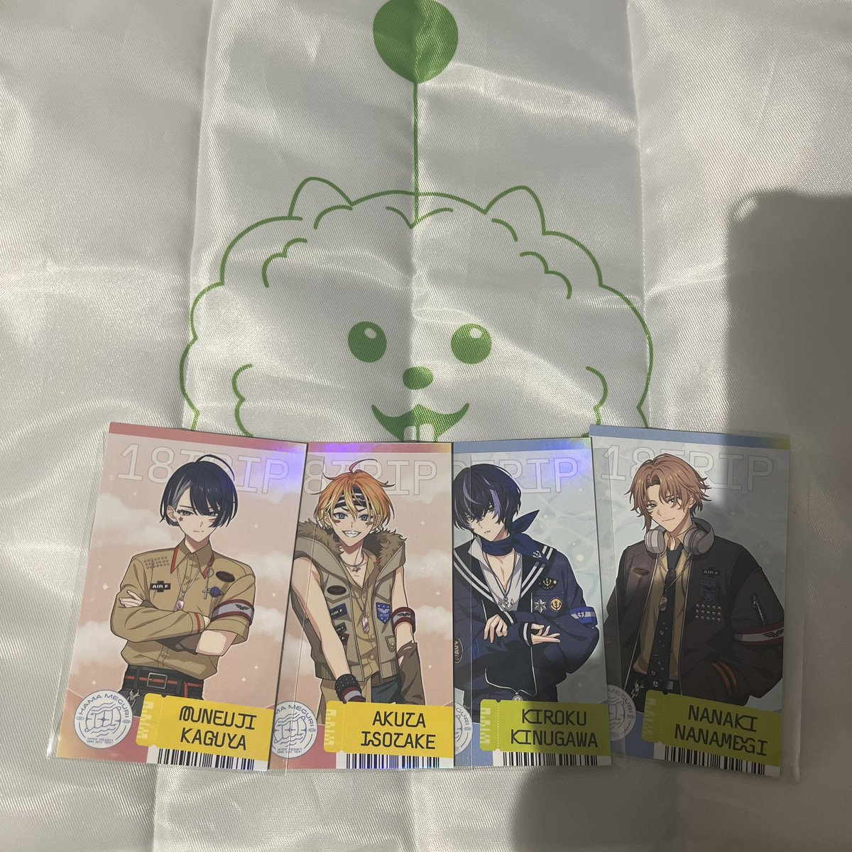 nacyureee_goods's tweet photo. 【交換】
18TRIP エイトリ ハマメグリ HAMAMEGURI 特典 イラストカード

譲
宗氏 あく太 季肋 ☆七基

求
☆添 潮 幾成1

現在ワールドポーターズにおります。

検索からでもお気軽にお声がけください。 https://t.co/SSxY8SU0MP